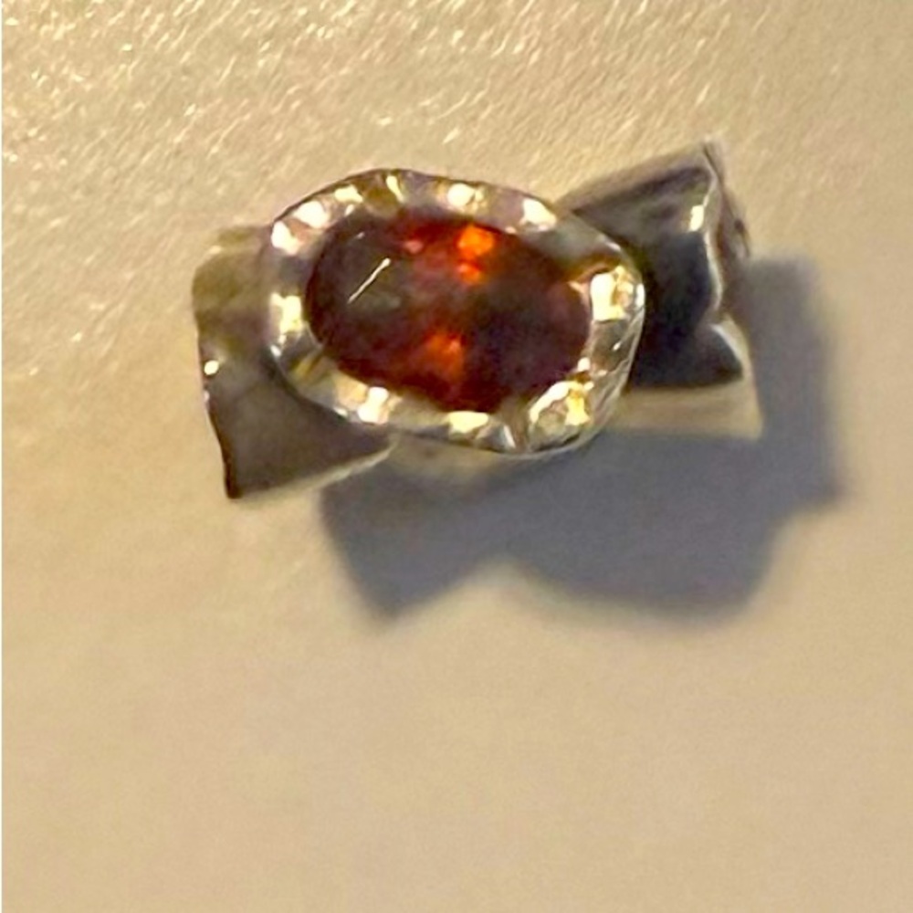 Pandora great shape cz crystal 925 sterling silver charm